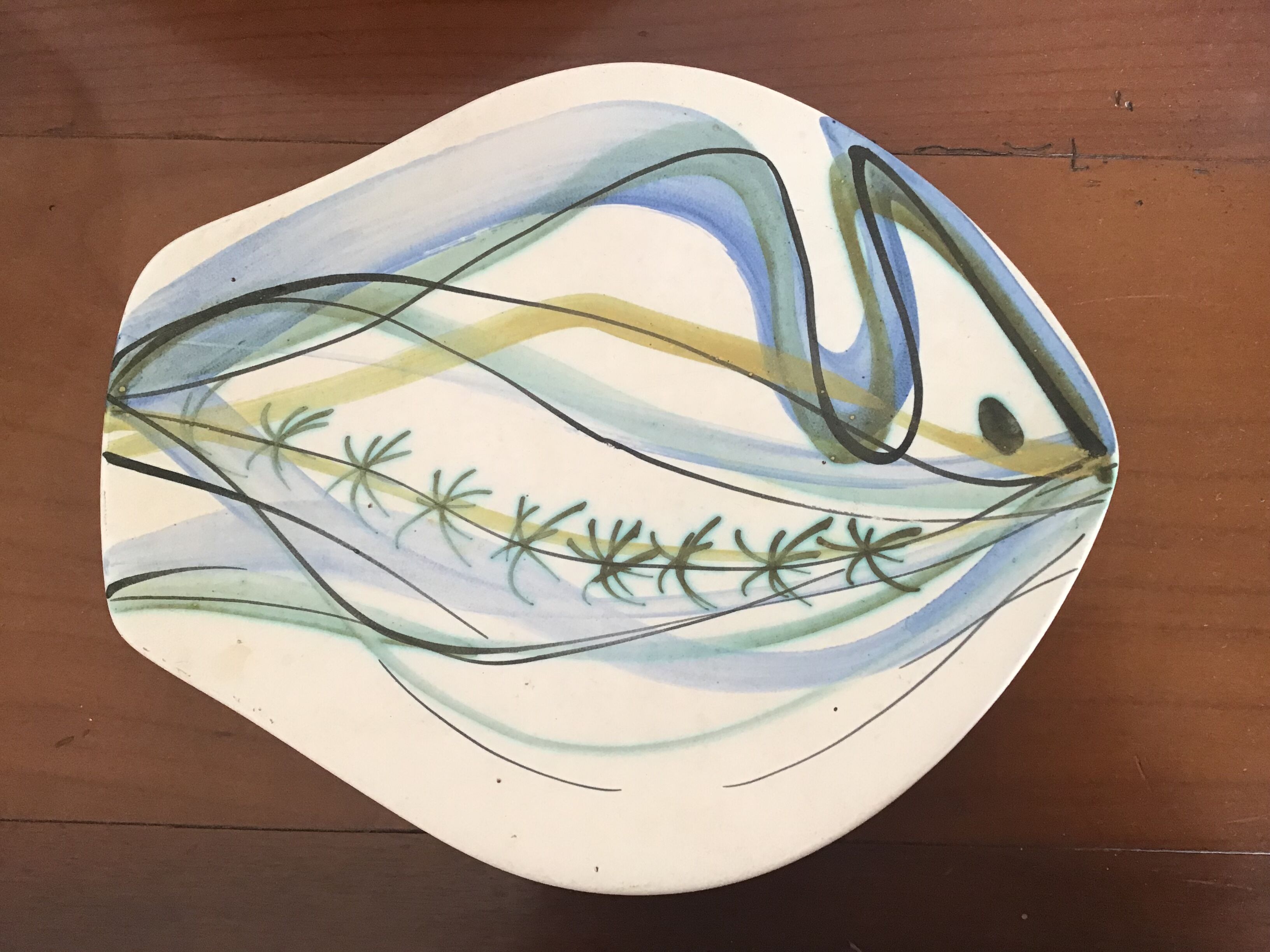 Fish sandstone plate