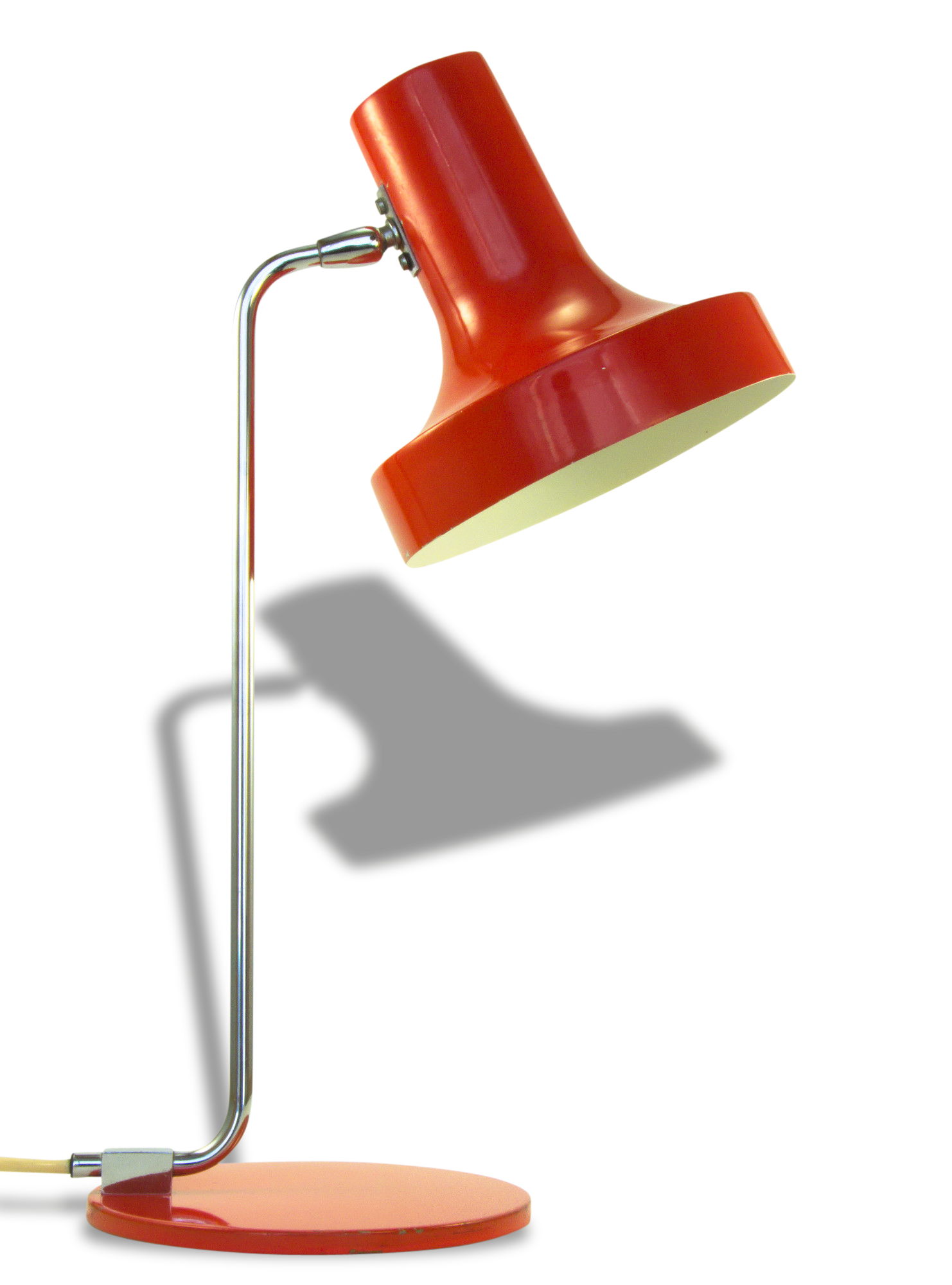 Desk lamp 70 s orange