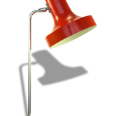 Lampe de bureau 70s orange