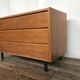 Vintage modernist dresser of the 1950 foot metal