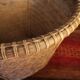 Basket in woven rattan, 1920s-1930s