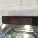 Silver metal bread basket