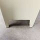 White wood convenient storage unit from the 1950s