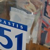 Vintage Pastis 51 retro advertising glass decanter