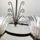 Mid-Century Modern Chandelier, Murano, Barovier Style, 1950s
