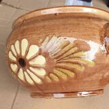 Glazed terracotta soup tureen
