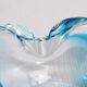 Cendrier en verre de Murano bleu