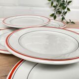 Set of 9 Pillivuyt dessert plates