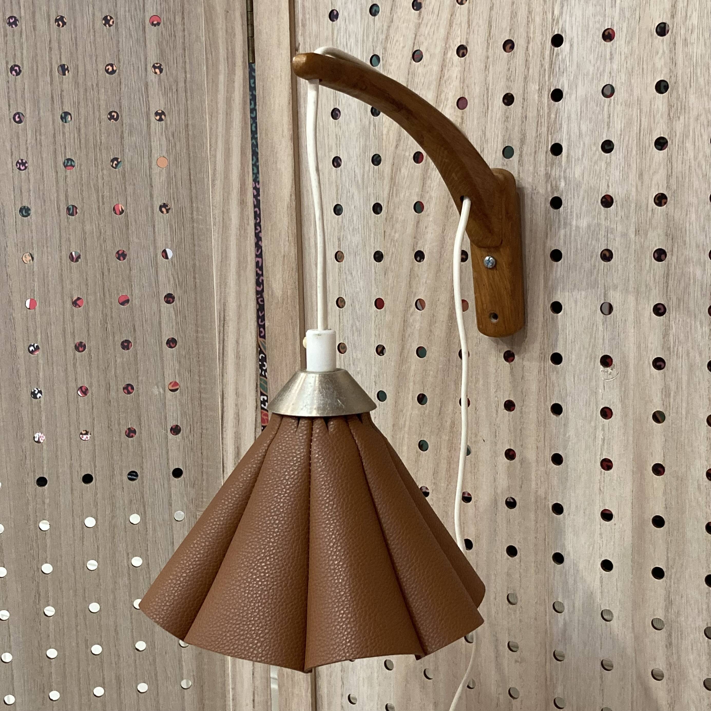 Scandinavian wall lamp design 1950.