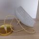 White Clichy glass suspension