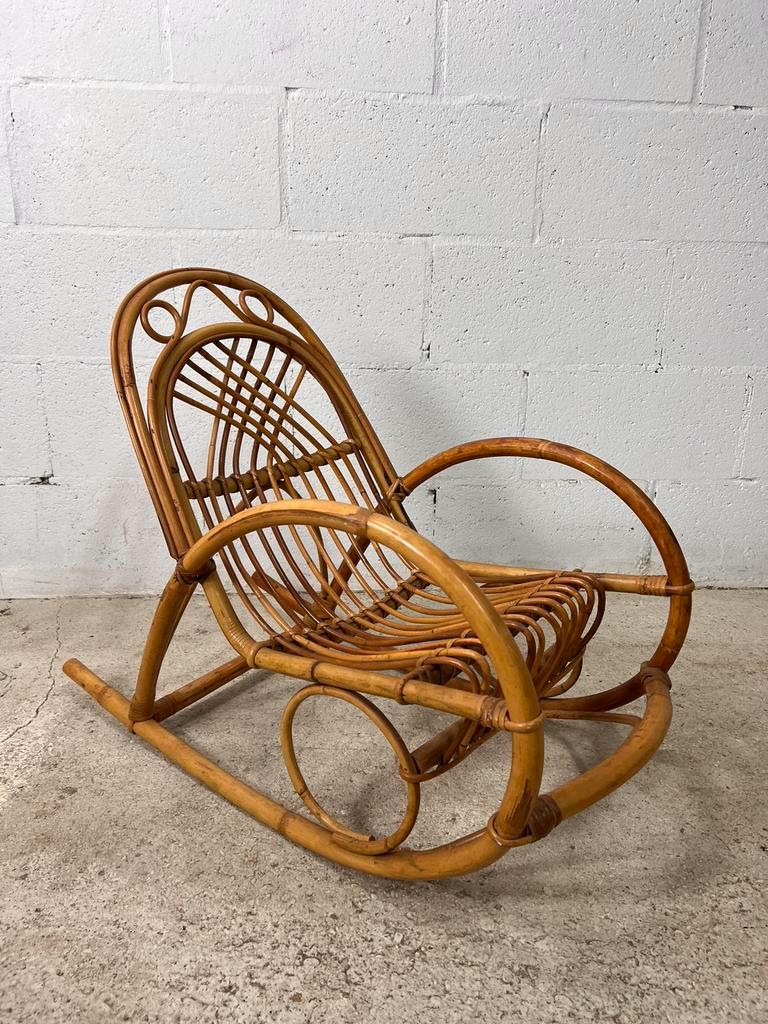Rocking-chair enfant vintage