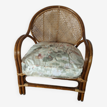 Rattan armchair