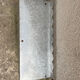 Vintage zinc wall shelf