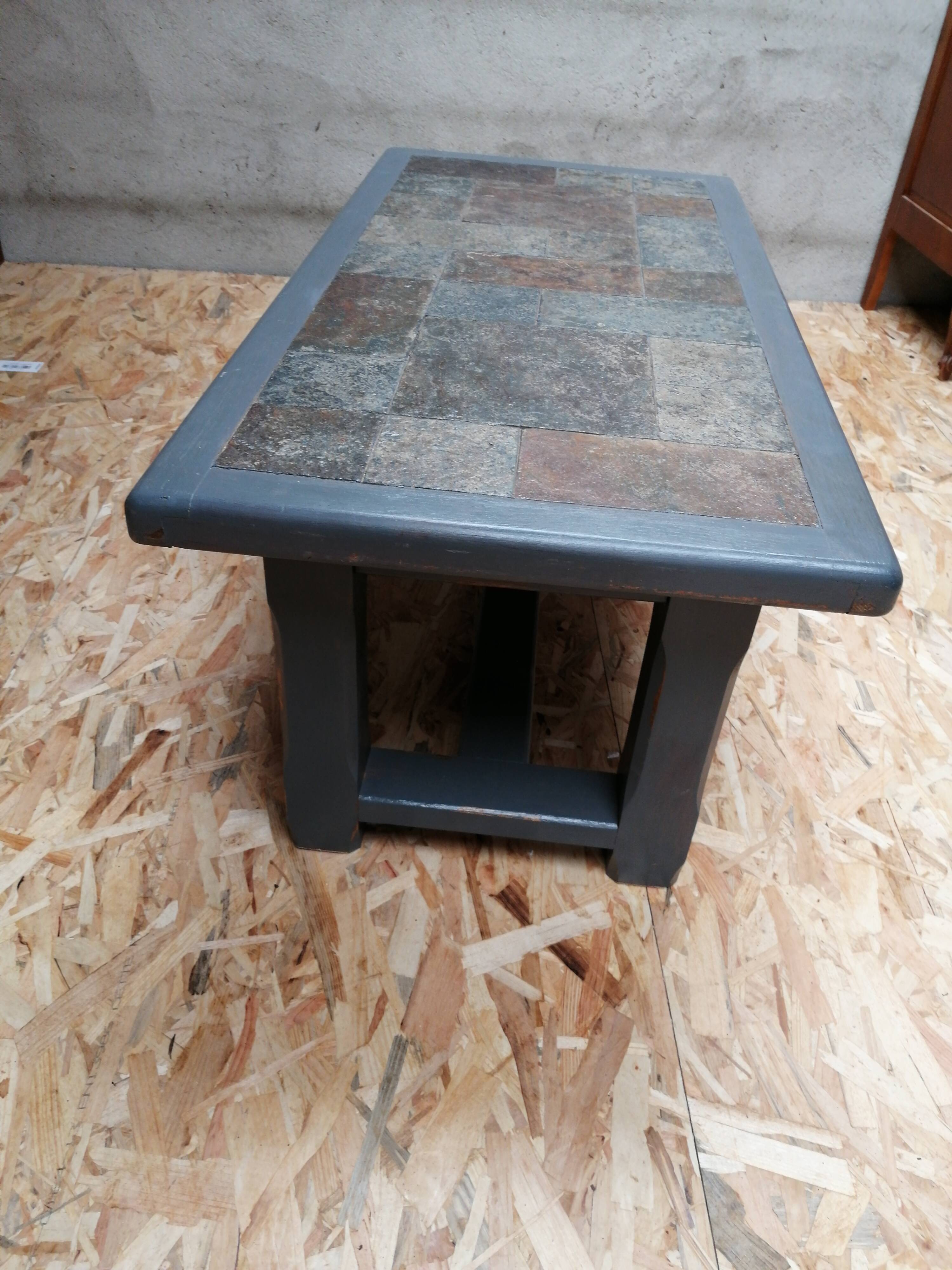 Stone coffee table