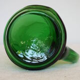 Pichet en verre vert