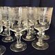 Suite of 11 glasses with liquor or port glass louis philippe