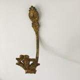 Golden brass patère