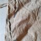 Vintage postal bag trade object of La Poste in mixed-race canvas burlap
