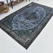 Tapis persan oriental bleu 5x8 153x253 cm SK 23247