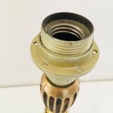 Set of 2 feet of marble brass lamp