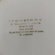 Set of 6 Vintage Italian Ironstone Plates S. Giovanni Valdarno
