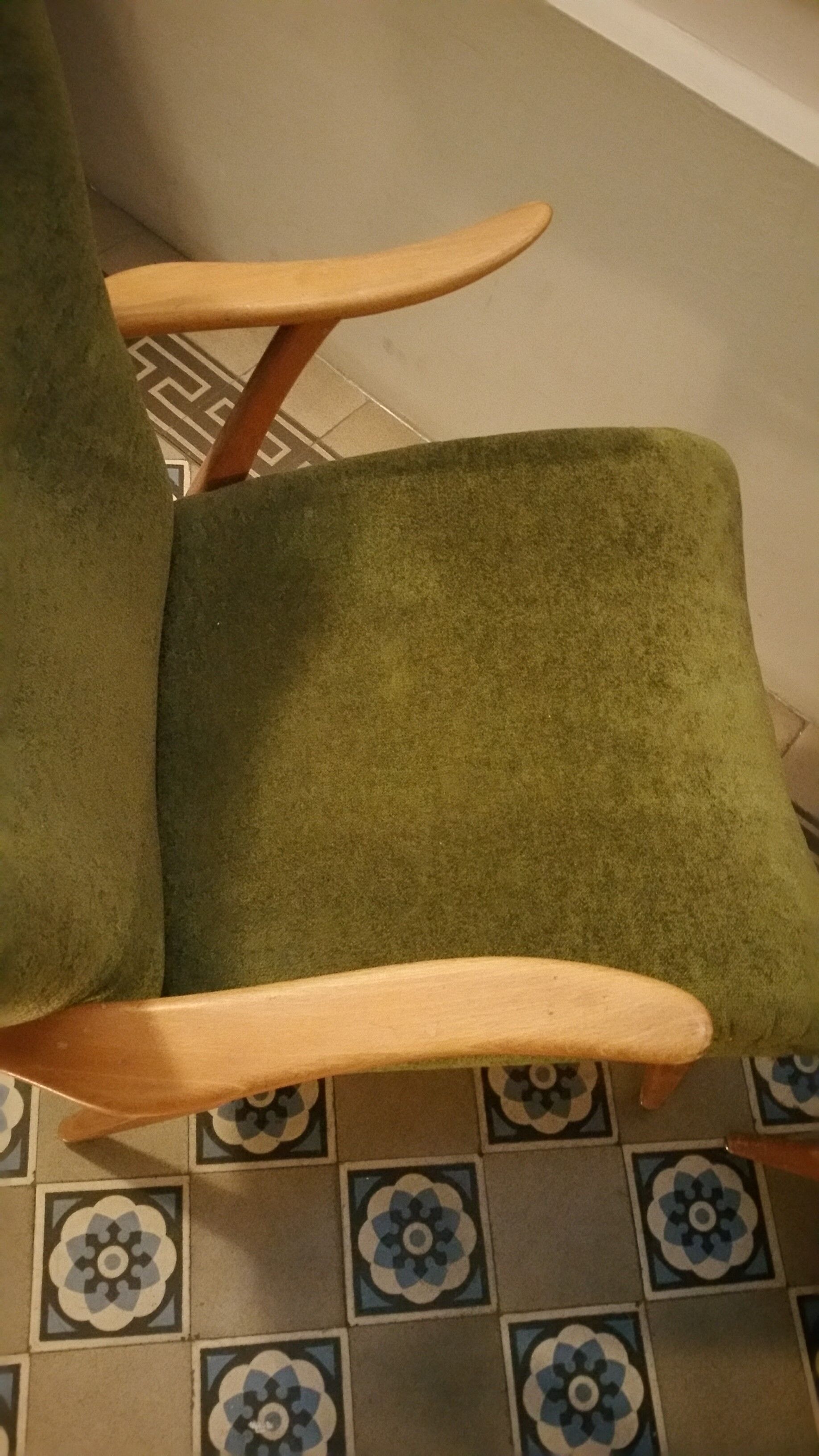 Scandinavian Wing Chair 50s 60s