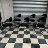 Série de 6 chaises design vintage