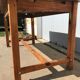 Table de jardin en pin