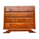 Commode style art deco 1950 1960 poignées rose laiton