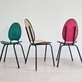 Set of 5 50s chairs