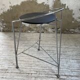 Set of 5 “silver moon” high stools Pascal Mourgue
