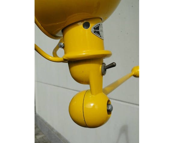Jieldé lamp yellow 2 arms of Jean Louis Domecq