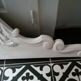 Painted wooden pediment