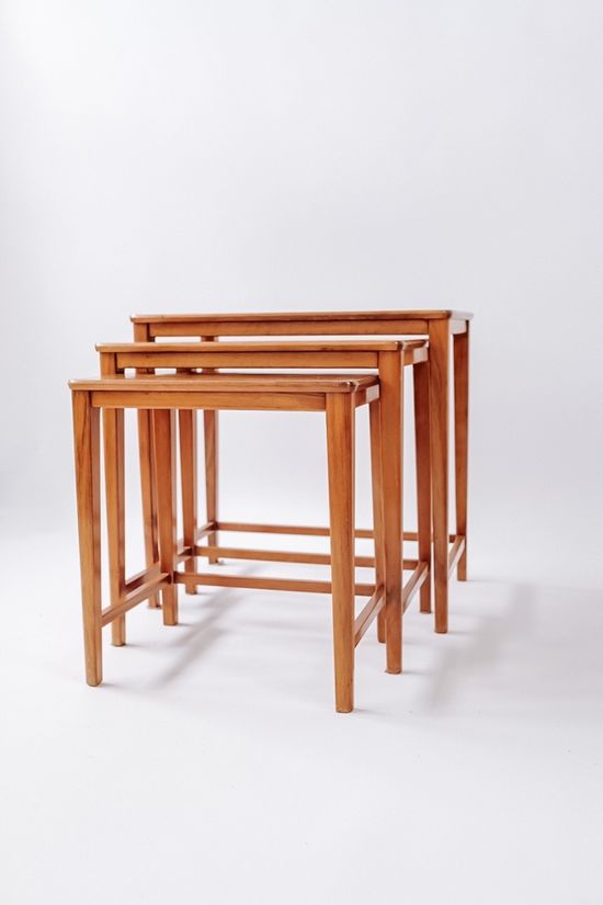 Set of 3 nesting tables 1960s