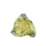 Mid-century modern bowl, glass, by H. Machanowska, Czechoslovakia, 1960s.