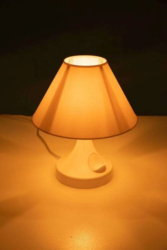 Space Age table lamp from the 60s/70s, vintage ambient lamp.