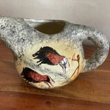 Pitcher Vallauris prehistoric scenes