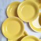 Deep plates or salad plates Villeroy & Boch yellow