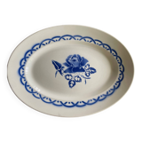 Plat en faïence Digoin Sarreguemines