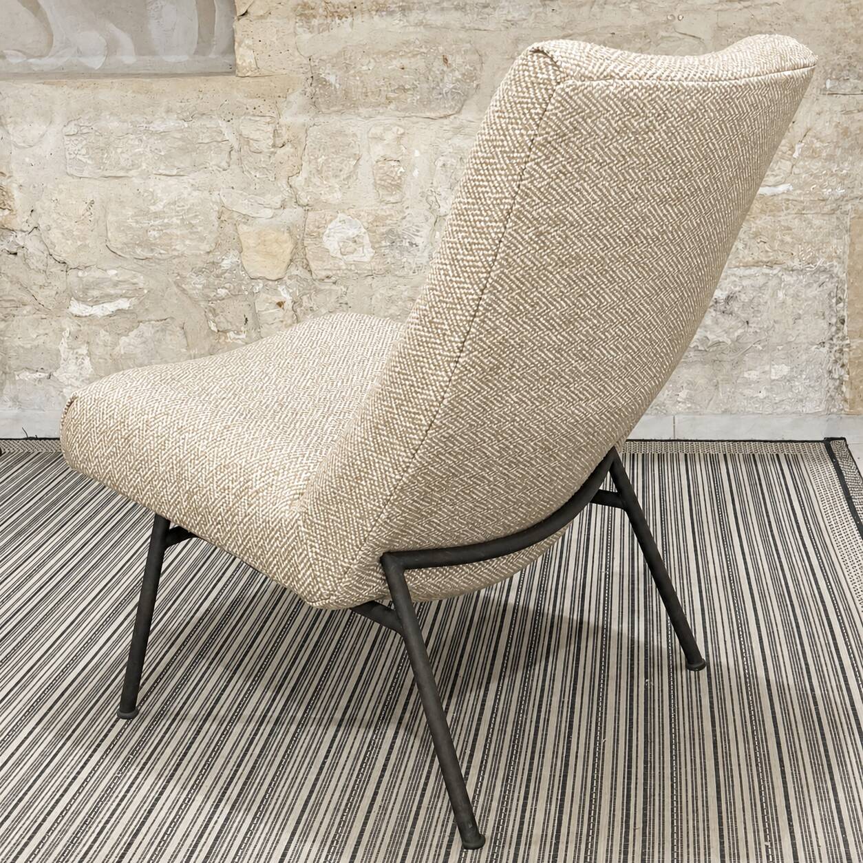 Pierre Guariche's armchairs for Steiner reupholstered.