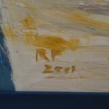 Tableau Orientaliste Signé 68 x 54 cm Afrique du Nord Maghreb