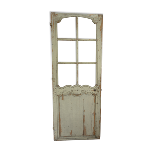 porte vitrée moulurée
