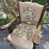 Vintage armchair canvas canvas