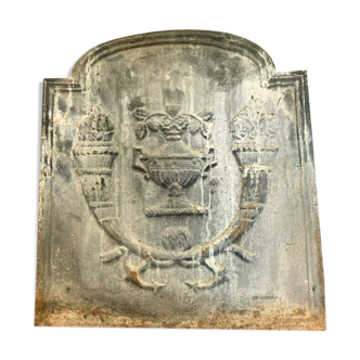 Fireplace bottom plate in cast iron XX century