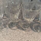 Set of Baccarat glasses model Lorraine