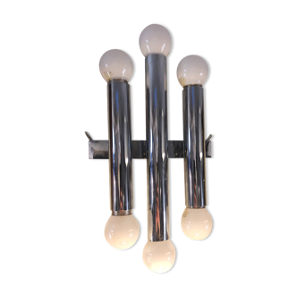 Vintage chrome wall lamp, 1970