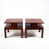 Paire de table style japonaise