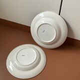 Set of 2 vintage hollow plates