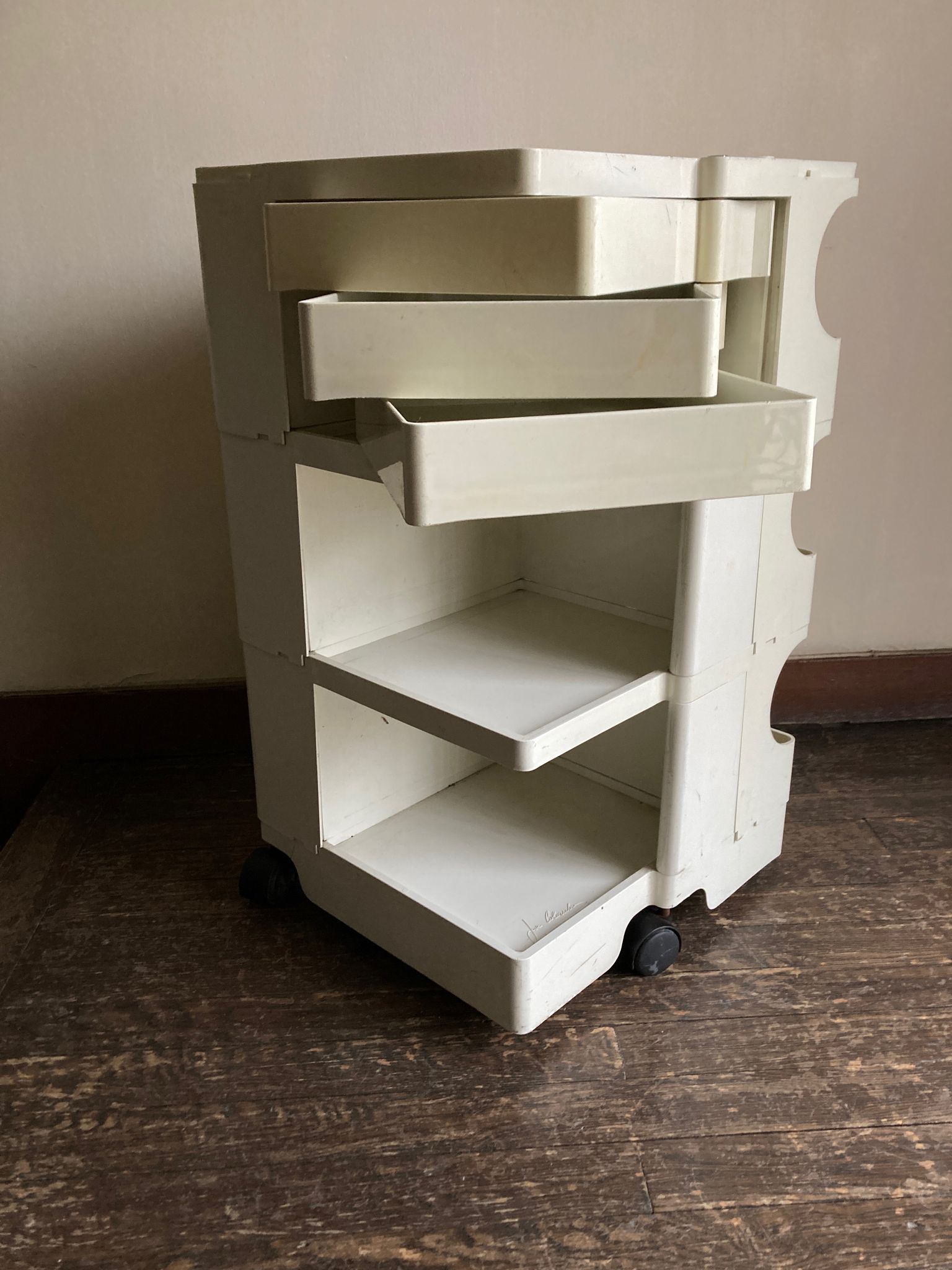 Desserte Boby Joe Colombo 1970 design italien