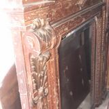 Old oak fireplace